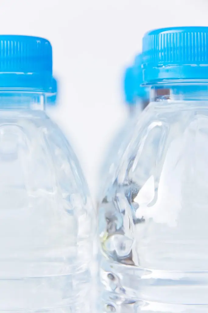 Plastic Water bottles together