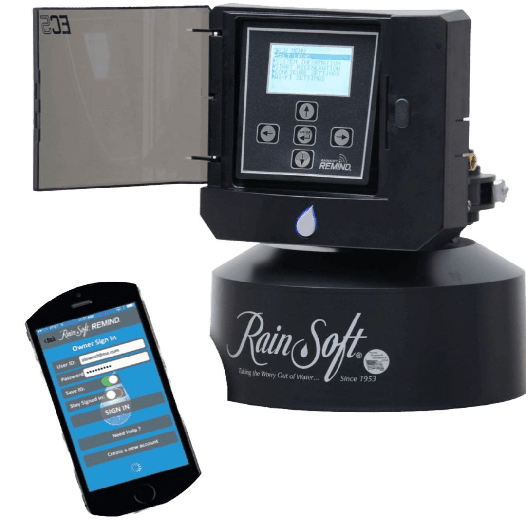 EC5 water softener with Wi-Fi smart app connectivity