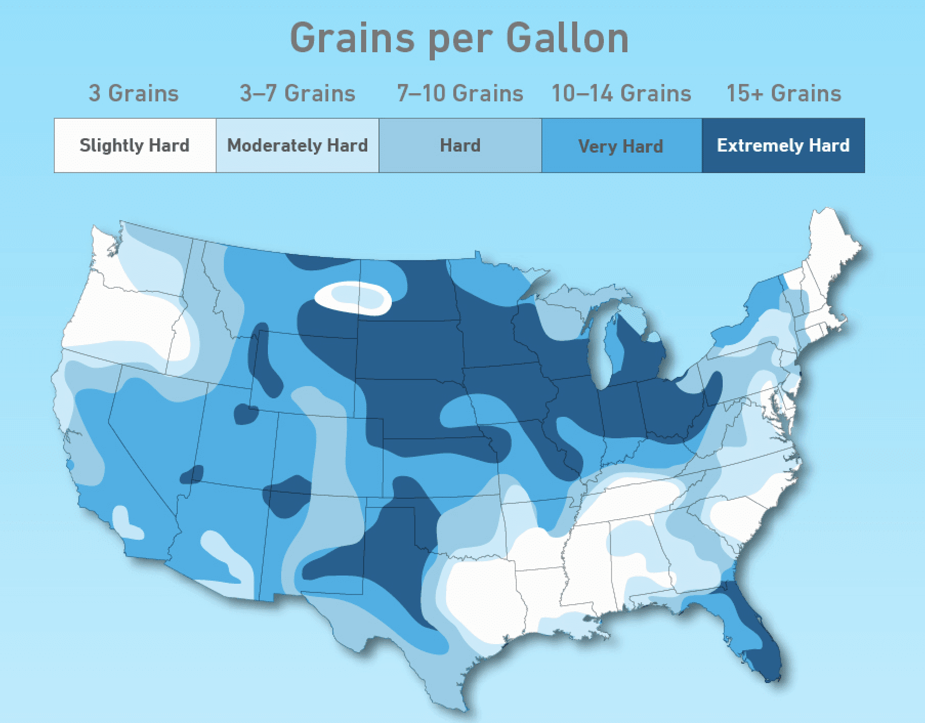 Ohio water hardness levels by region — Columbus, Cincinnati, Dayton, and well water hardness data